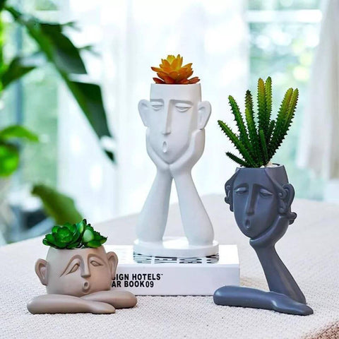 conversational trio planters