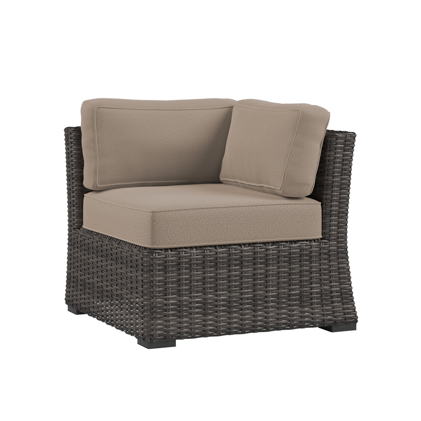 corner wicker chair