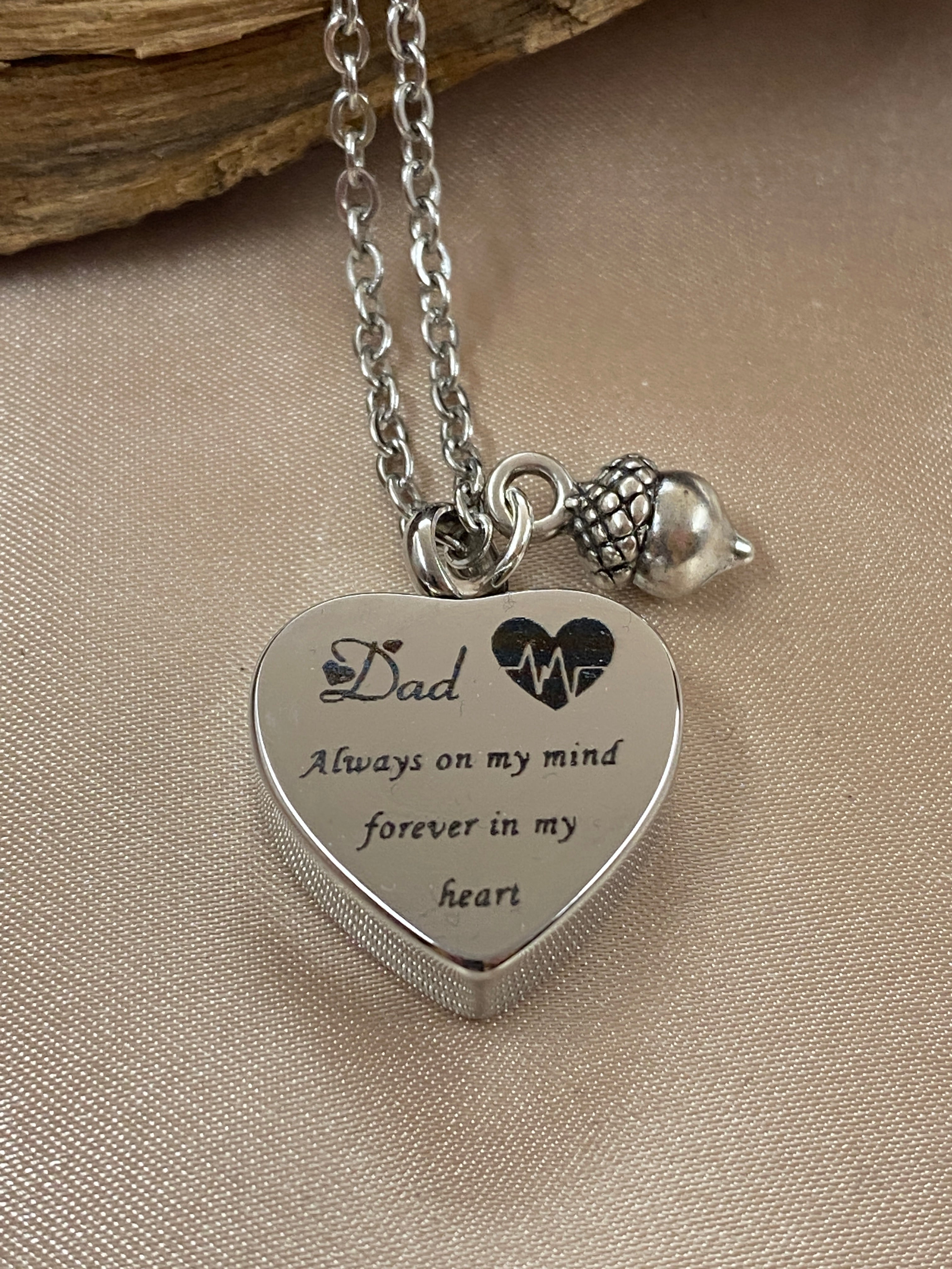 Happy River Stainless Steel Cremation Jewelry - Perfect Memorials