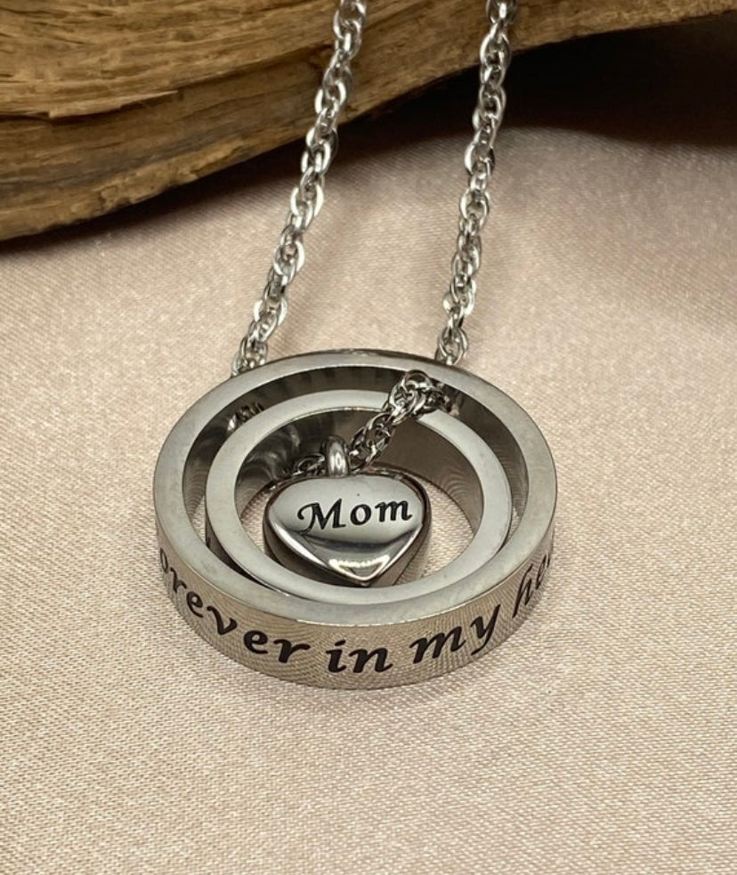 Home & Living :: Religious & Spirituality :: Memorials & Loss :: Sterling  Silver Urn Necklace, Personalized Cremation Jewelry To Hold Ashes, Custom  Name Dates Birthstone, Family Remembrance, Sympathy Gift