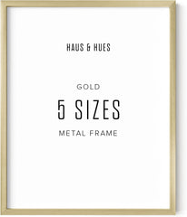 Haus & Hues Gold Metal Frame