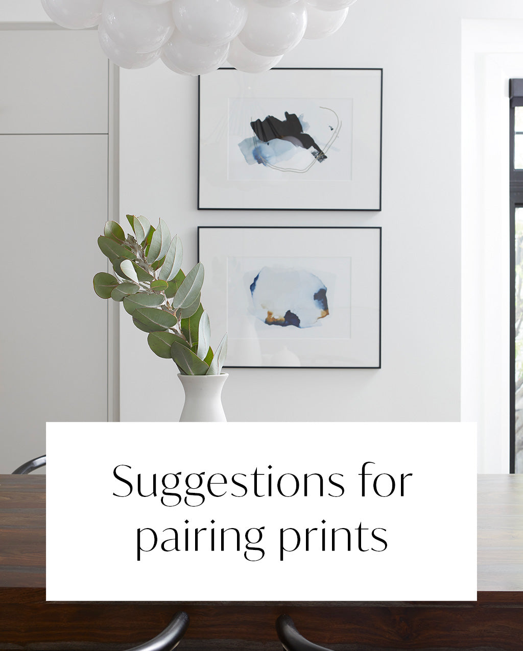 Suggestions for pairing prints