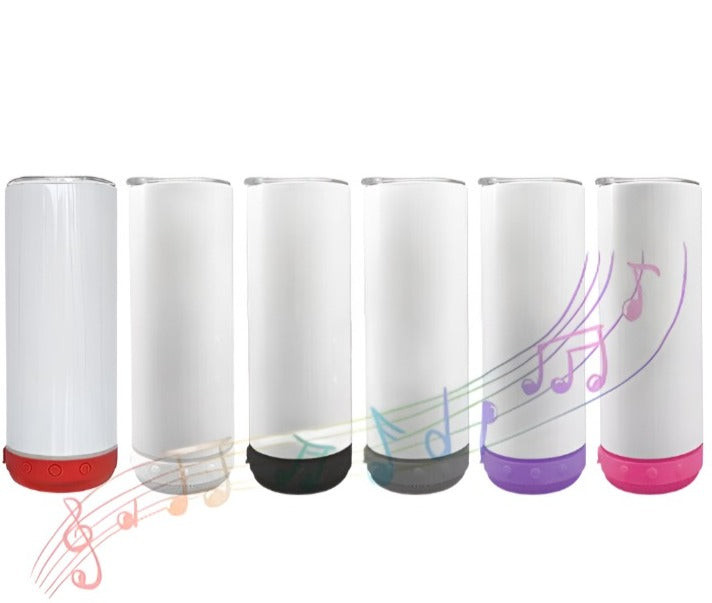 ProSub 20oz Straight Skinny Tumbler Sublimation Blanks - Gloss White