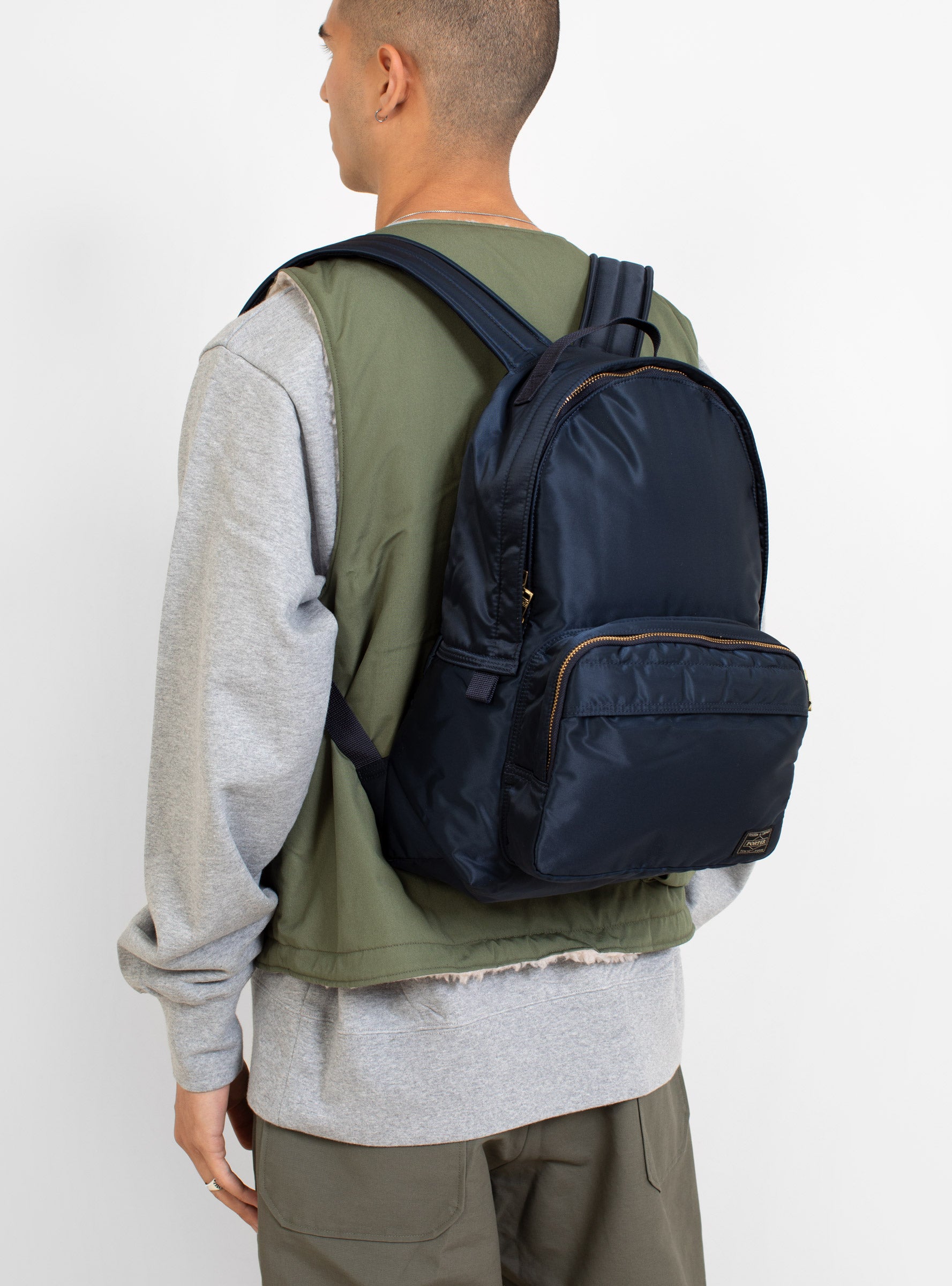 PORTER / TANKER BACKPACK IRON BLUE