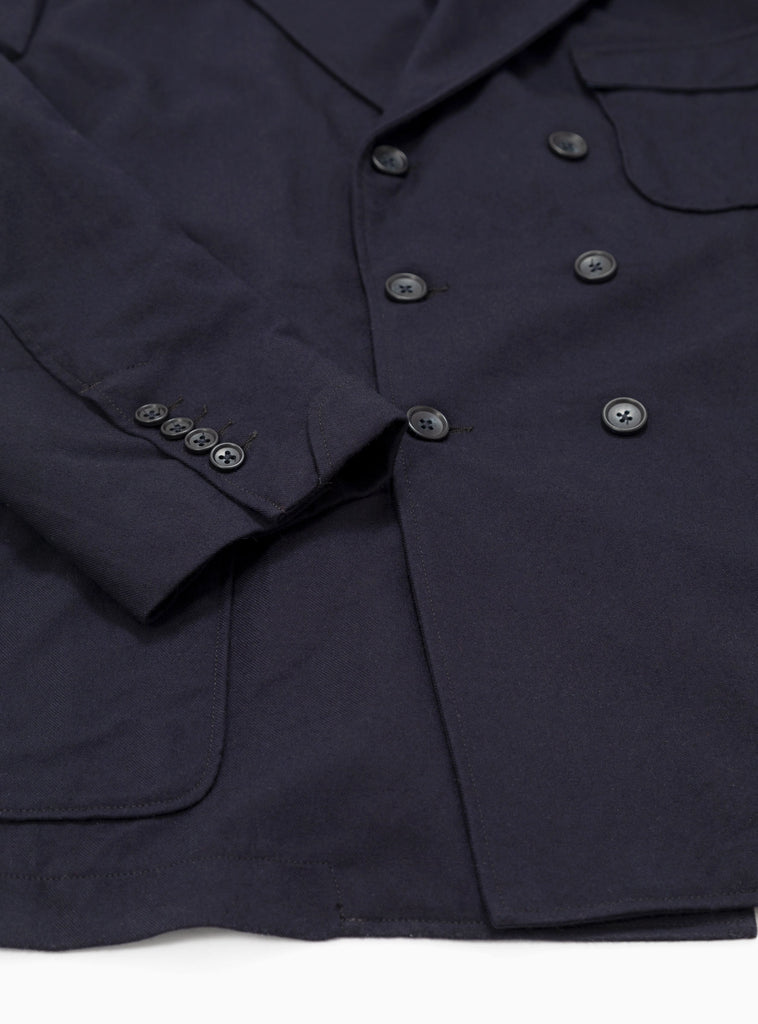 Reefer Uniform Wool Serge Jacket Dark Navy by Engineered Garments ...