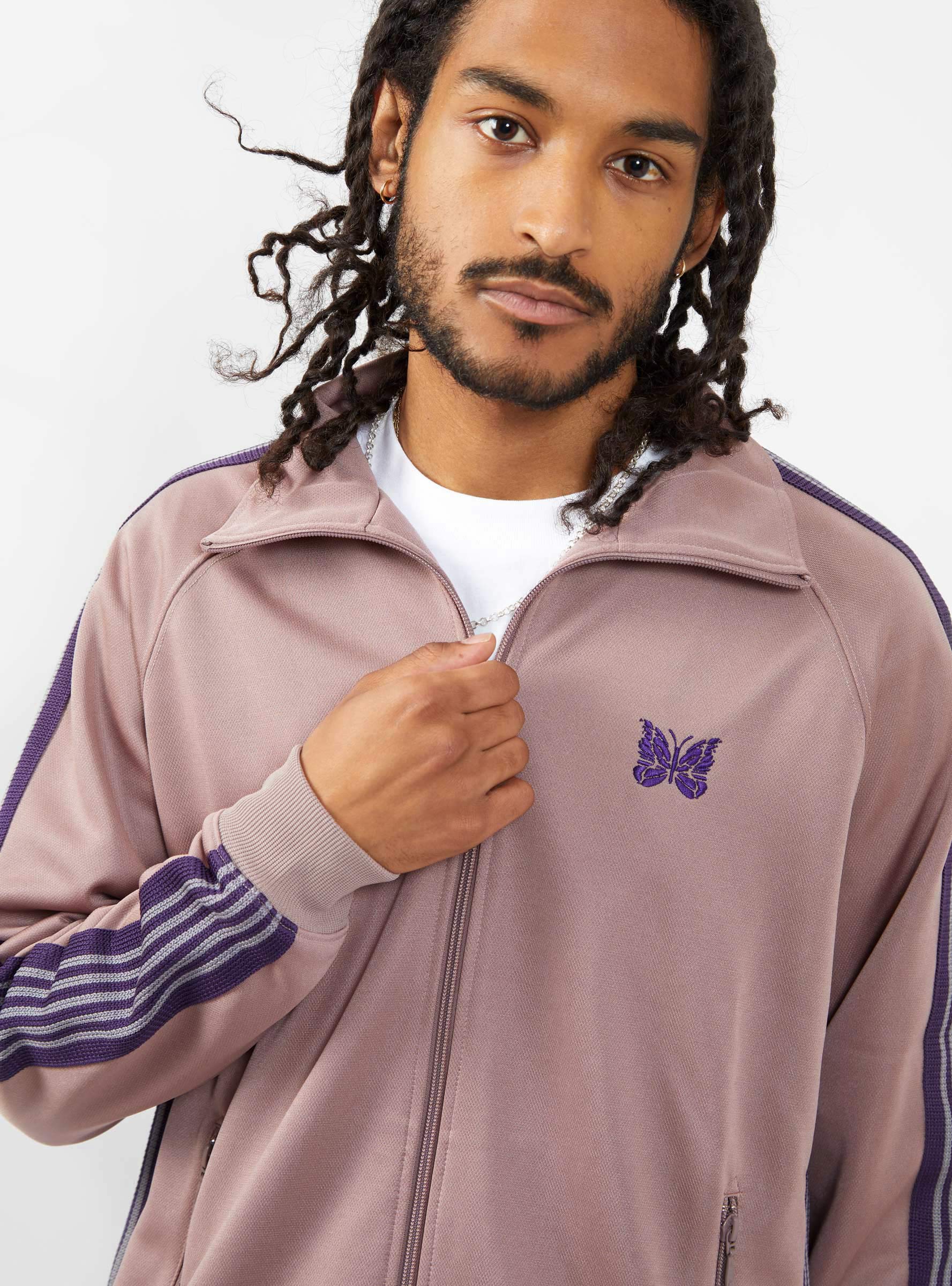 Poly Track Jacket Taupe