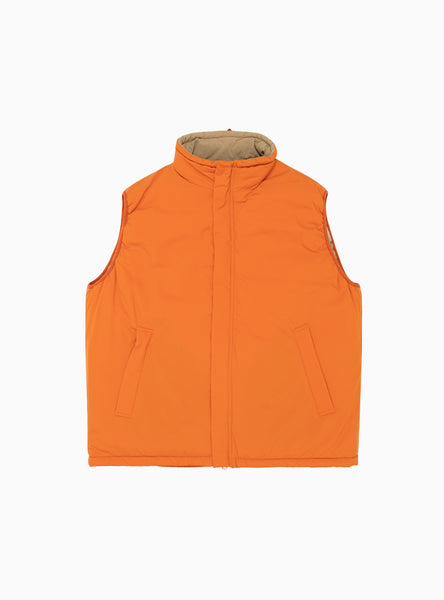 MIL CORDURA Puff Vest Orange by Beams Plus | Couverture & The Garbstore