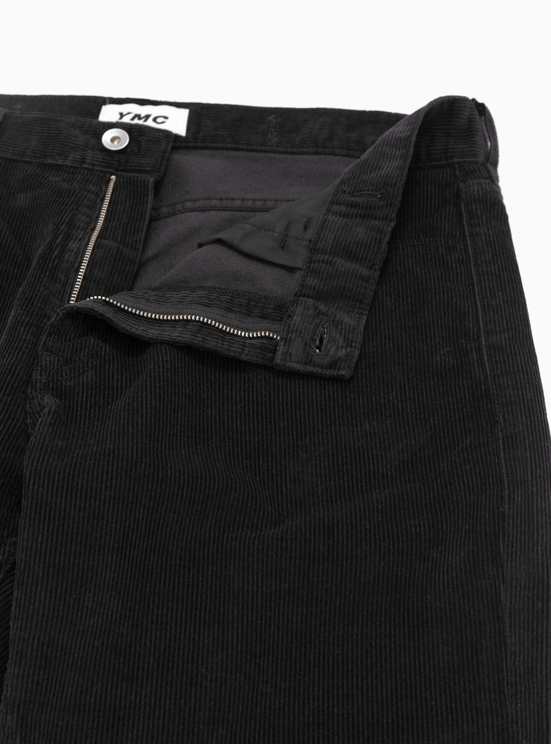 Tearaway Corduroy Trousers Black