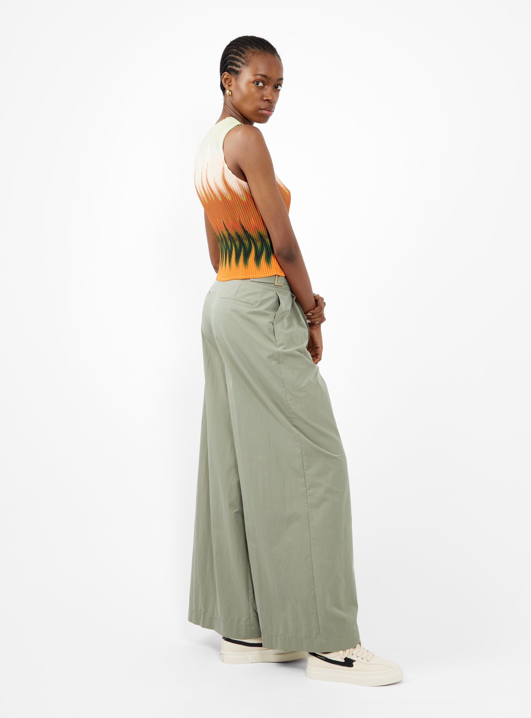 Thelma Top Orange & Green by Julia Heuer | Couverture & The Garbstore