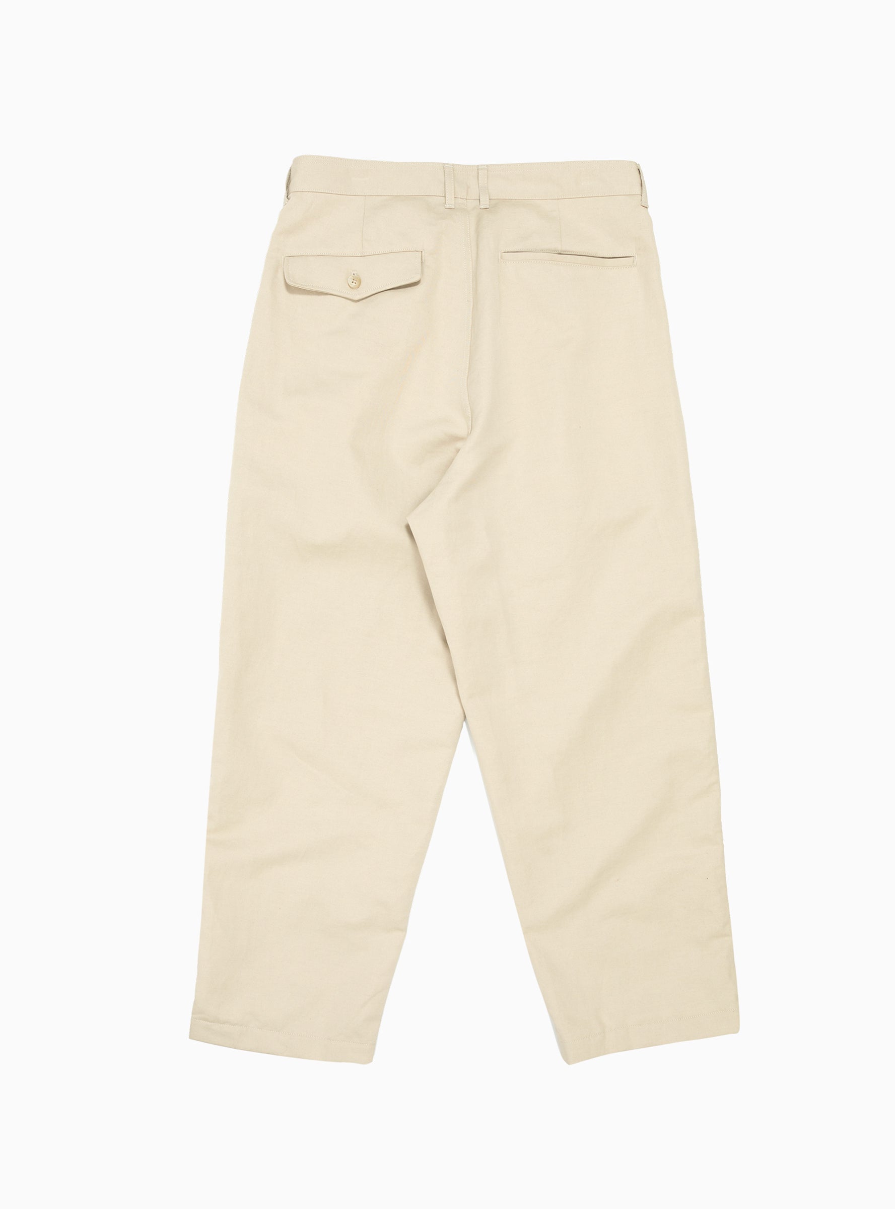 Inverted Box Pleat Trousers Light Beige by Still By Hand | Couverture ...