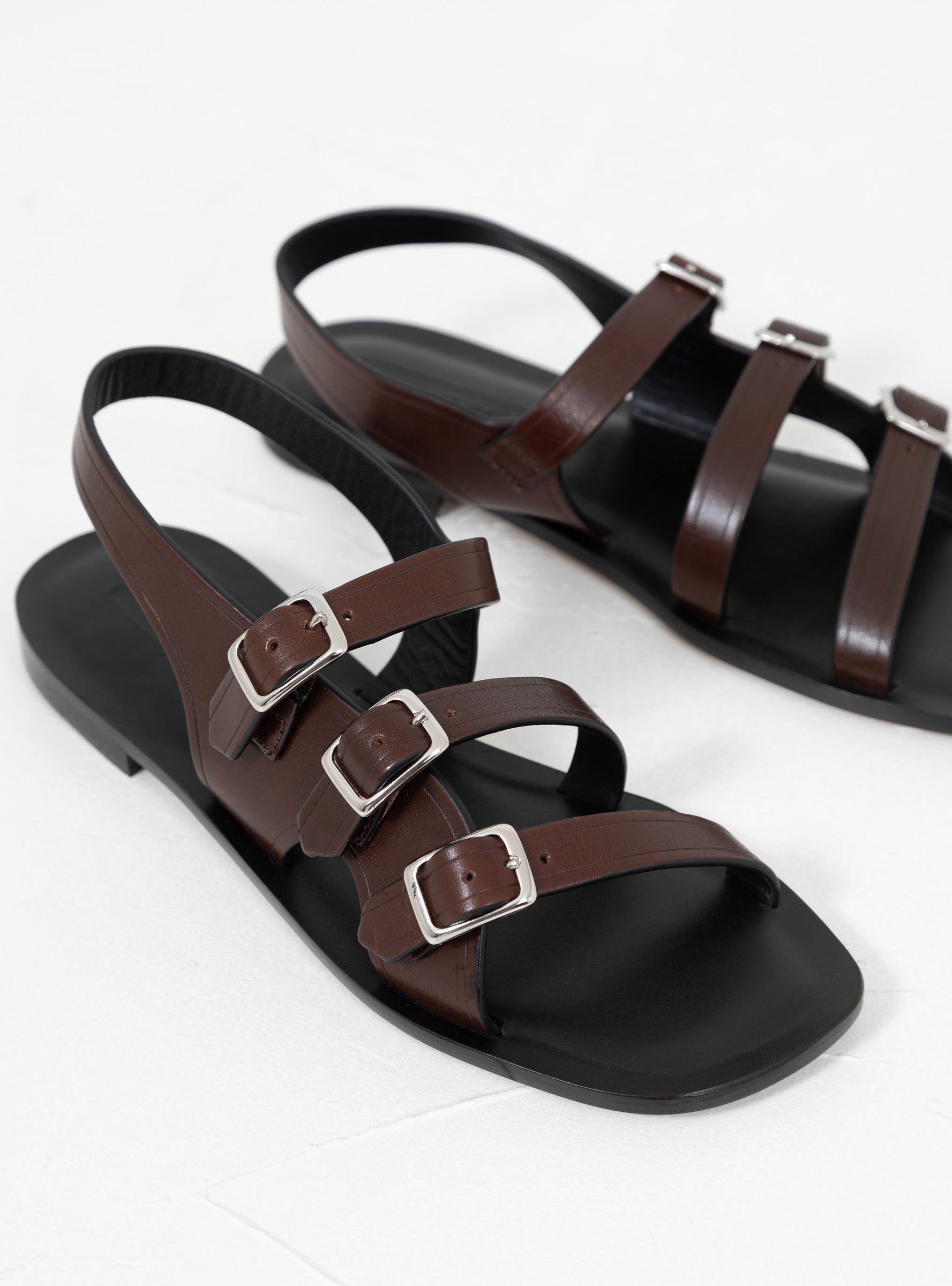 Sawyer Sandals Dark Brown