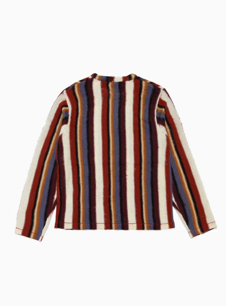 Vertical Striped Knit Crew Rust by Stüssy | Couverture & The Garbstore