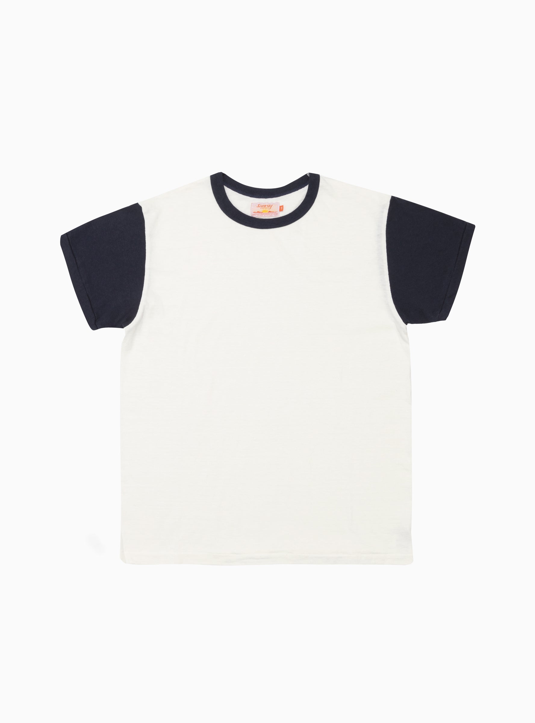 Sunray Sportswear La'ie T-shirt Off White & Dark Navy