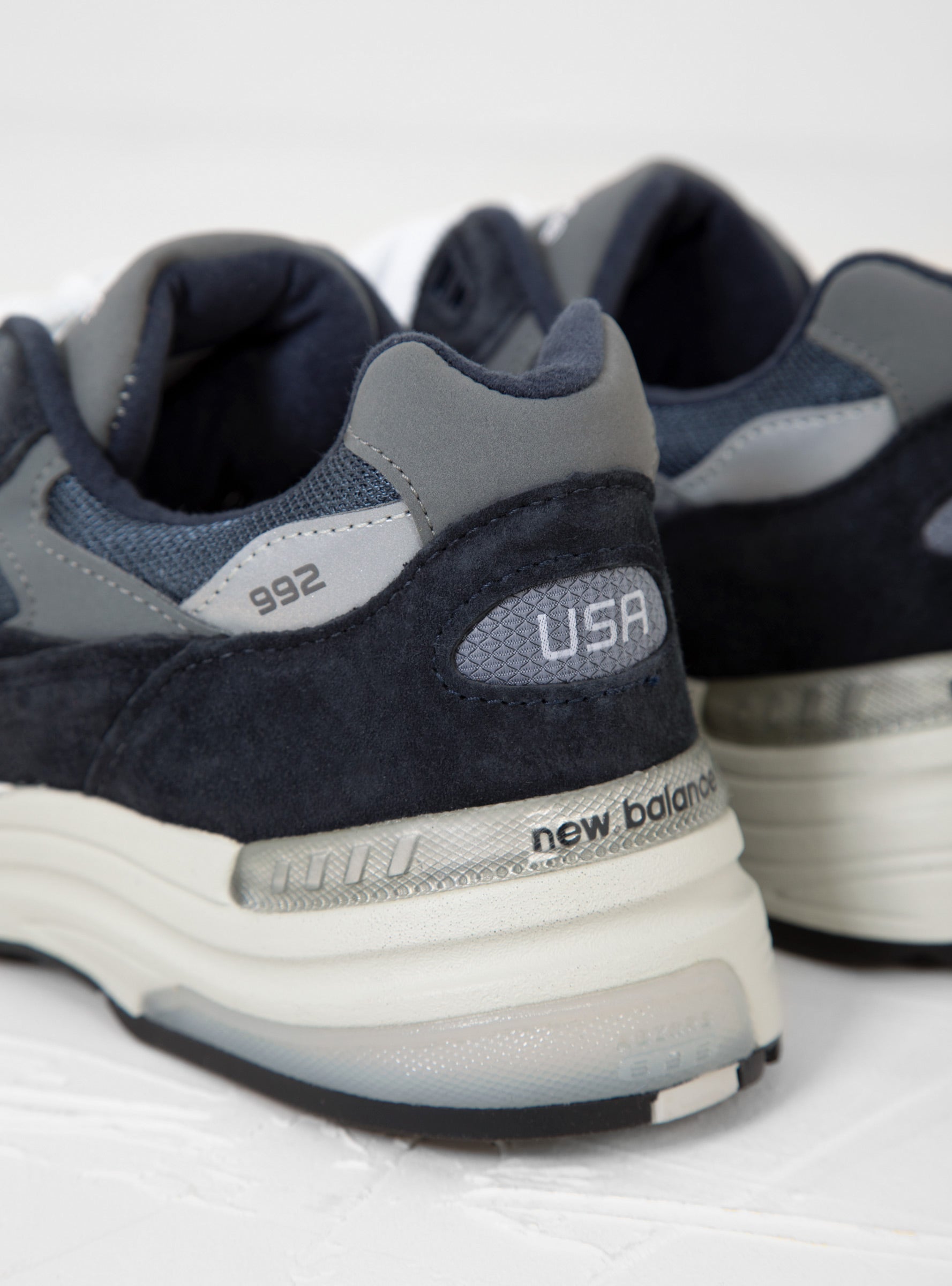 Made In US 992GG Trainers Navy by New Balance | Couverture & The Garbstore