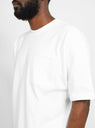 Pocket Tee White by Drop Out Sports by Couverture & The Garbstore