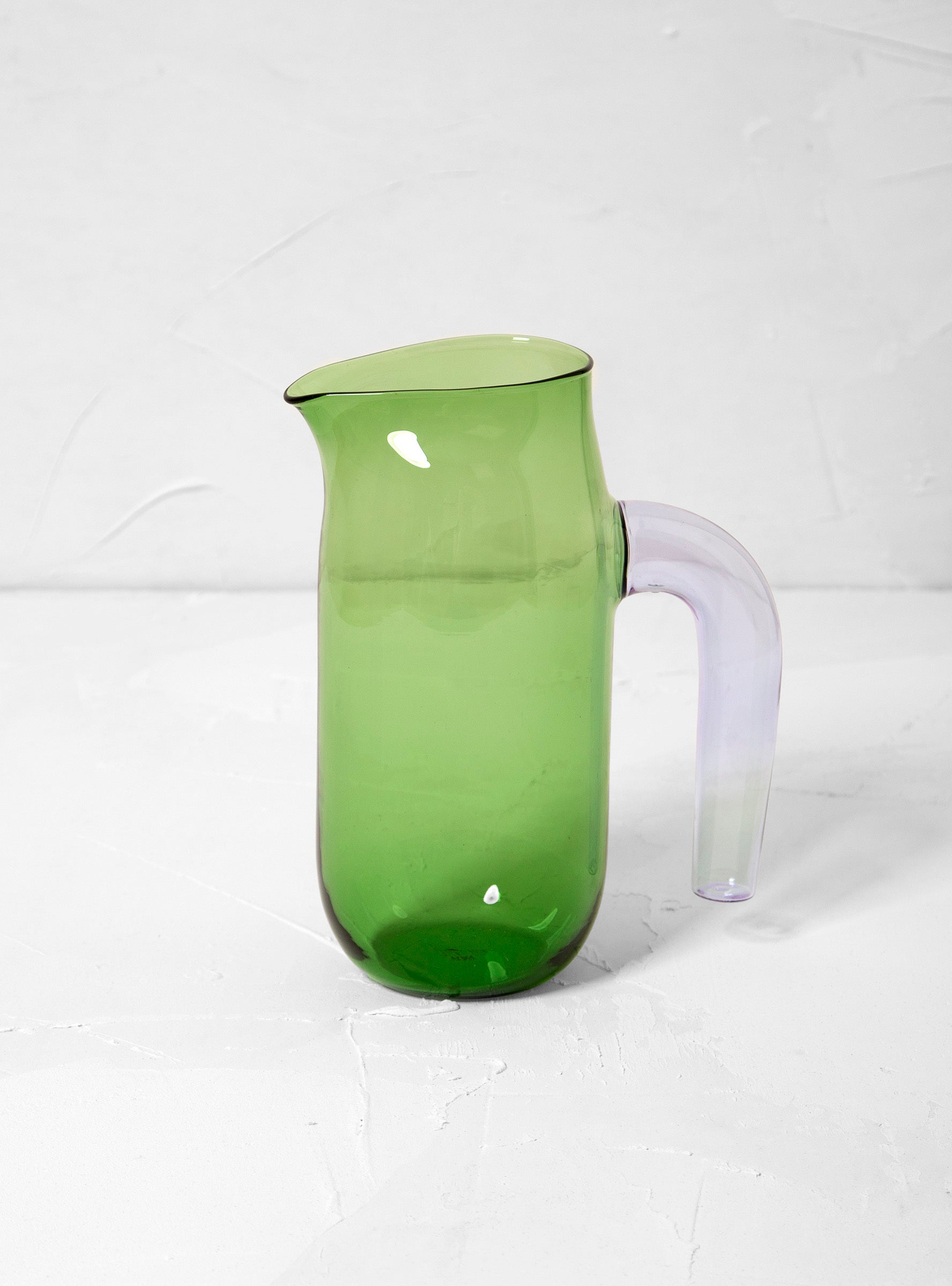 Hay x Jochen Holz Glass Jug Green & Lavender