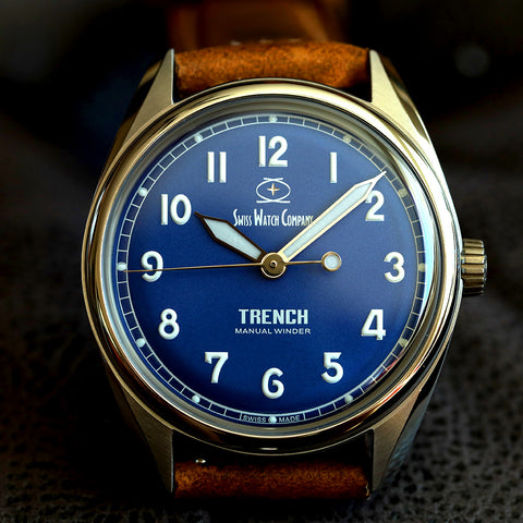 Swiss Watch Company Blue Trench