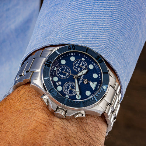Swiss Watch Company Blue Chronograph