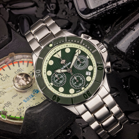 Swiss Watch Company Green Chronograph