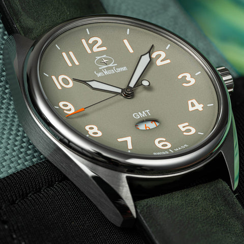 Swiss Watch Company ARK GMT Sage Grey