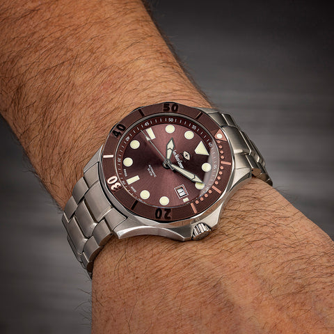 Swiss Watch Company Light Brown Diver