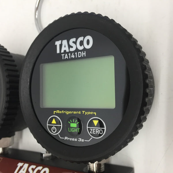 最安値で 工具屋 まいど タスコ TASCO ボールバルブ式デジタルゲージマニホールドキット 92cmバルブ付チャージホース付 TA124HWV-1 