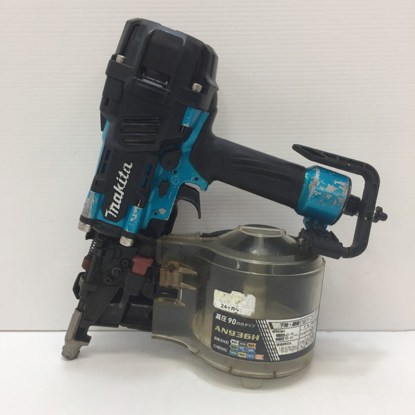 マキタ(Makita) 90mm高圧エア釘打 青 エアダスタ付 AN935HM(品) | www