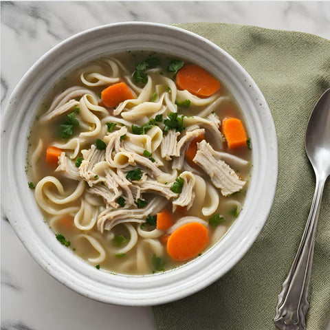 Sonny's Farm Leftover Thanksgiving Turkey noodle soup