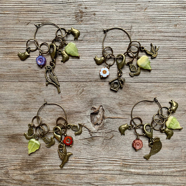 Garden Visitors Metal & Bead Stitch Markers – Wild Knits