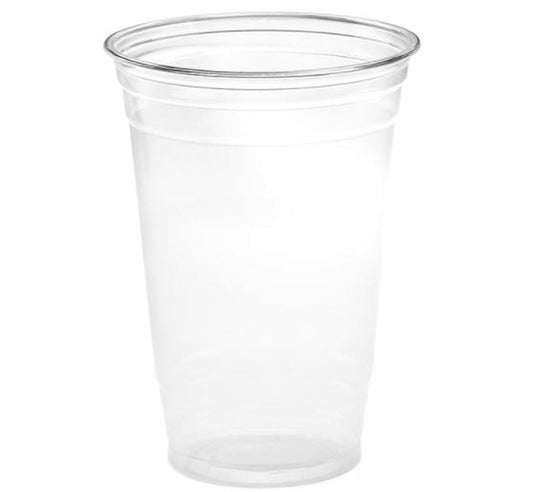 DHG Professional 16oz Crystal Clear Pet Plastic Cups, Fit 98mm Lid, Disposable Cold Cups (Case of 1000) (16oz)