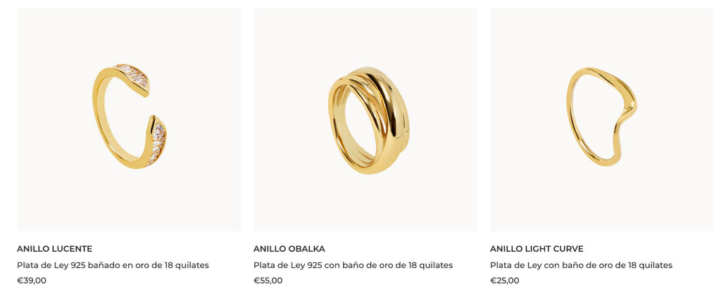 anillos plata de ley 925