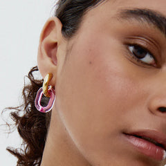 vibrant colored earring