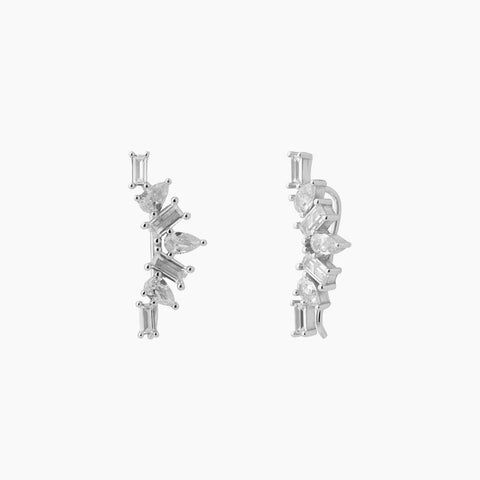 pendientes plata trepadores boda