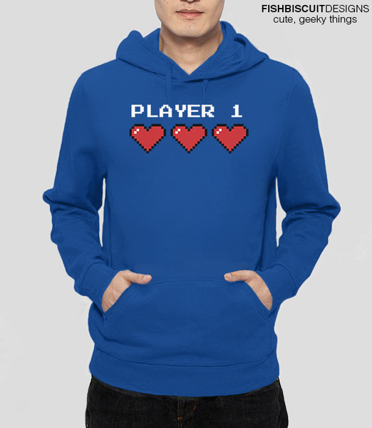 Player 1 Hoodie – FishbiscuitDesigns