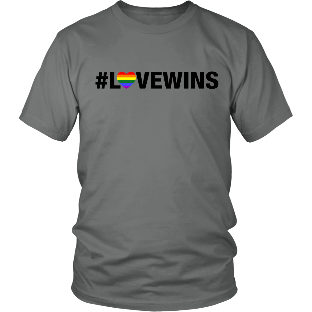 Love Wins T Shirt Fishbiscuitdesigns