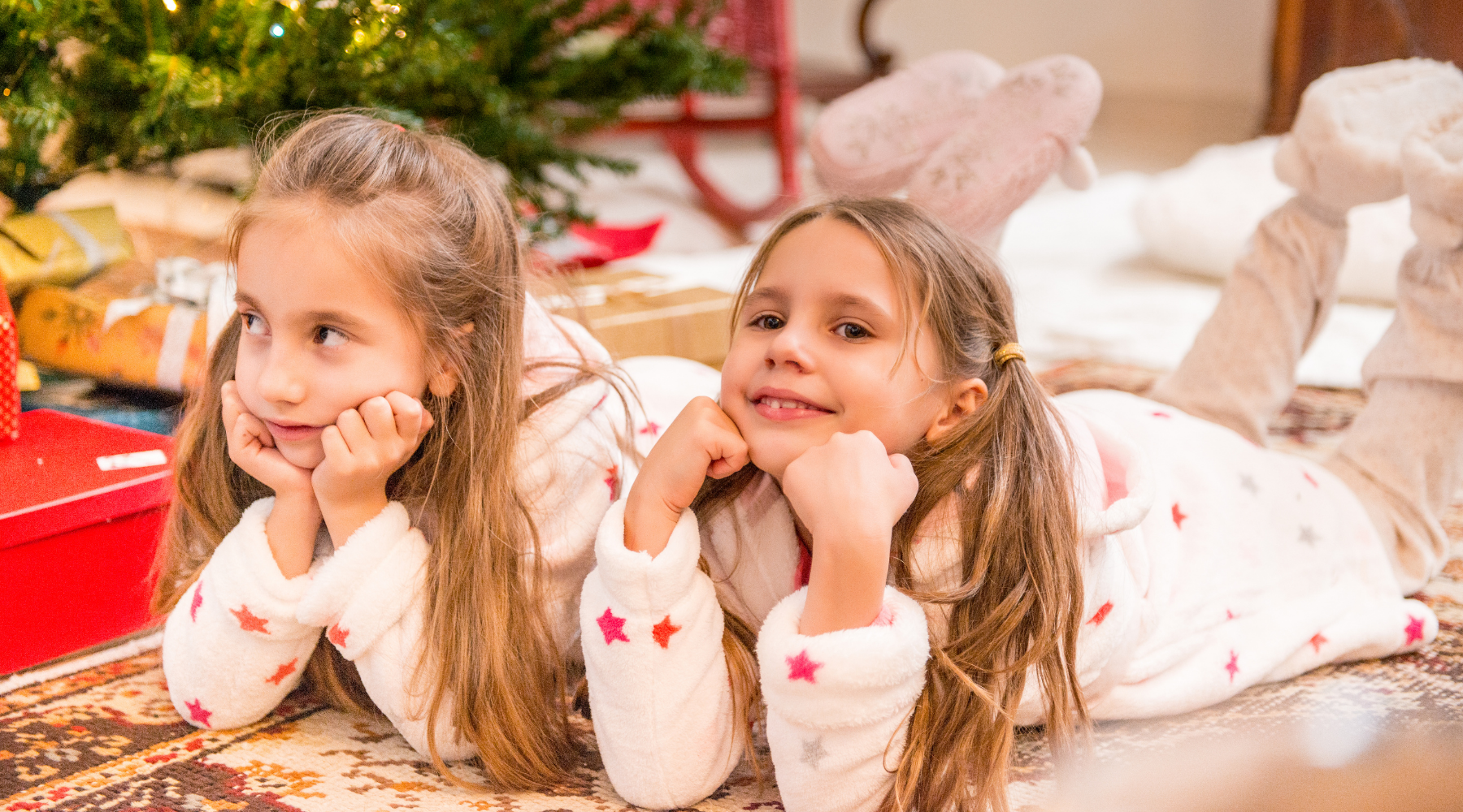 familia pijama navidad