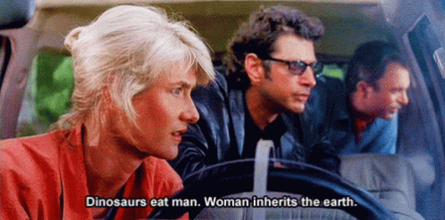 Dinosaur Eats Man Laura Dern