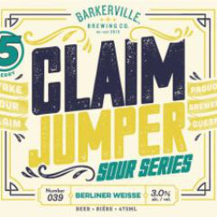 Barkerville Claim Jumper Beer Label
