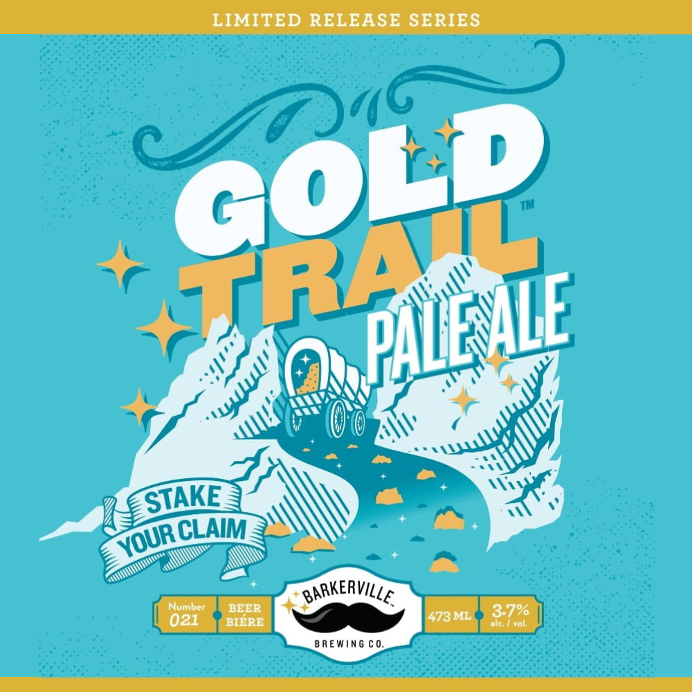 Barkerville Gold Trail Beer Label