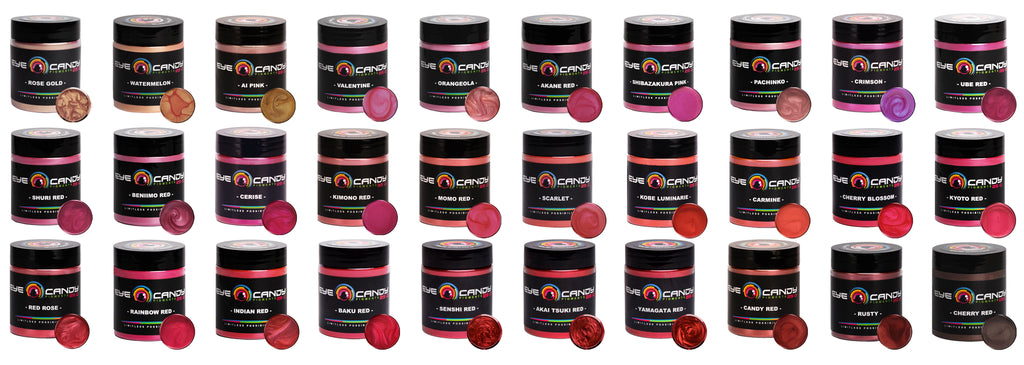 KMCR8 big red color Mica Powder Epoxy Resin Color Pigment Powder