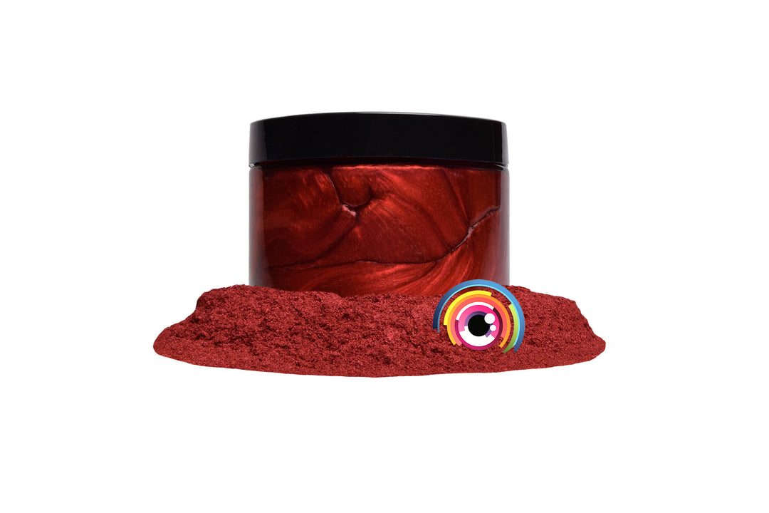 Crucible red dark red maroon mica colorant pigment powder cosmetic grade 1  oz buy