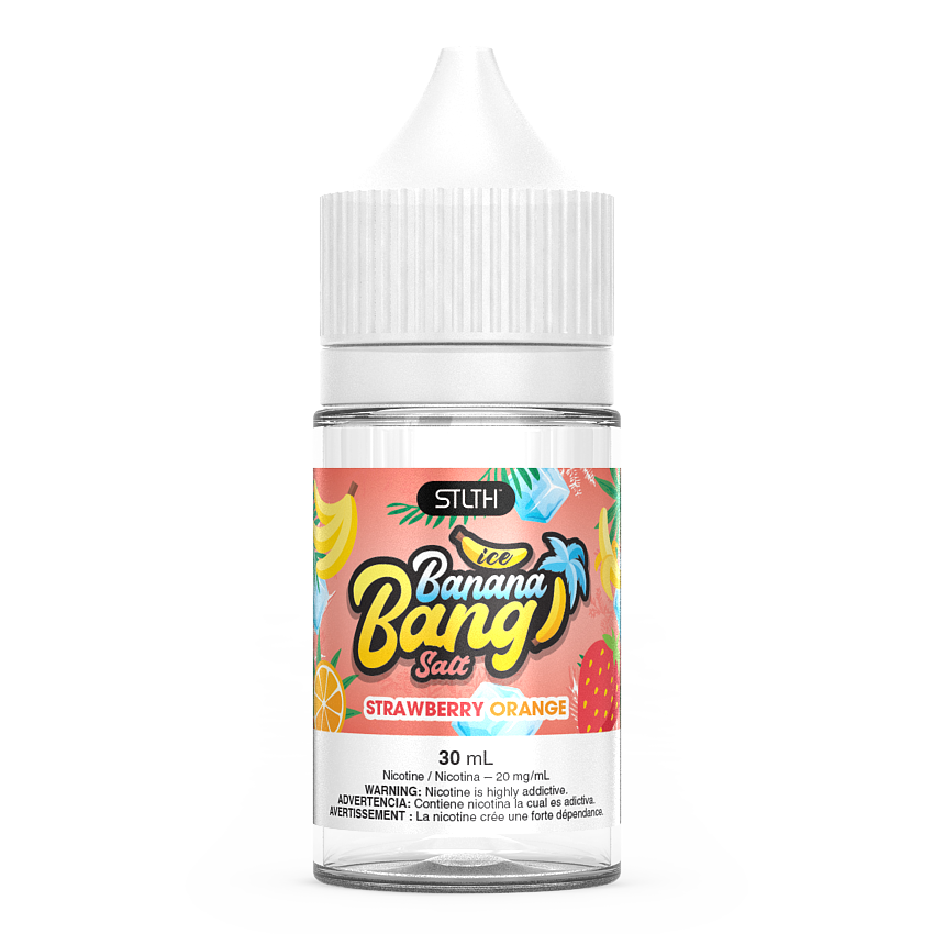 STRAWBERRY ORANGE BANANA BANG ICE - BASE LIBRE - STLTH VAPE Colombia product image