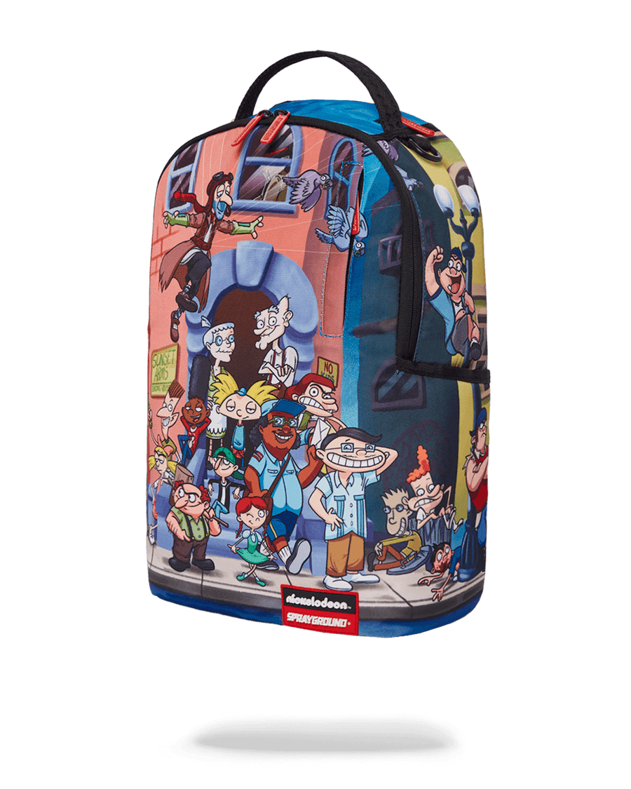 Shop Sprayground Hey Arnold On The Run Shark Backpack 910B4208NSZ red