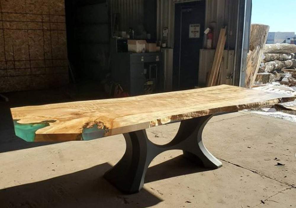 butcher block table legs