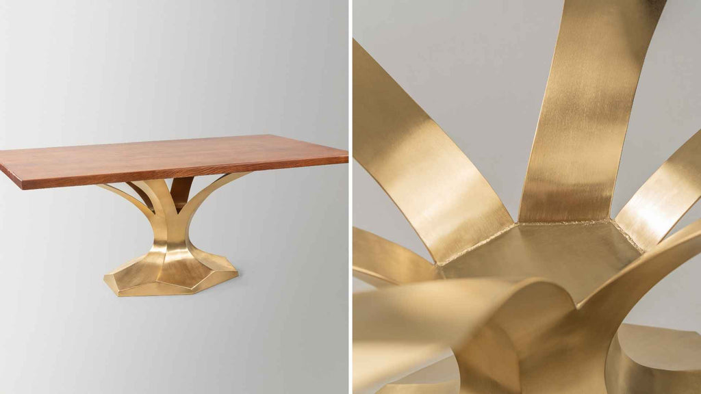 Gold Table Base - Dentro Design