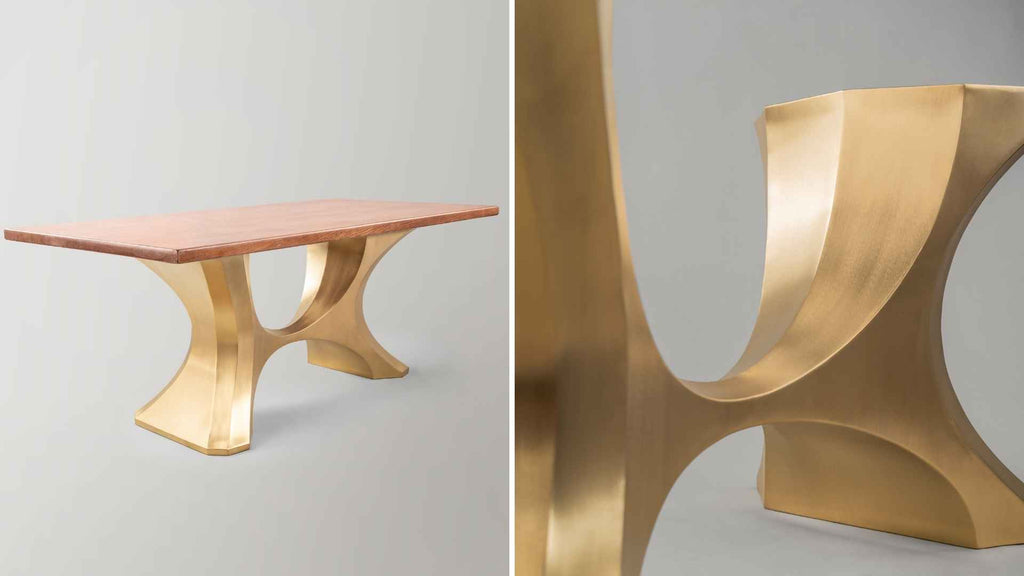 Gold Table Base - Hoshi Design