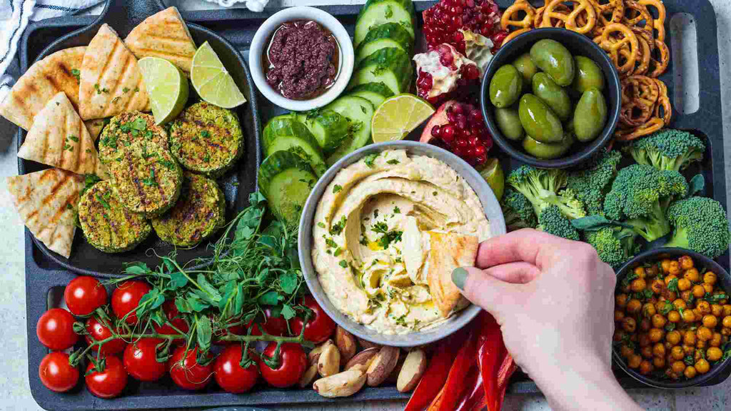 A vegan board will be suitable for fresh meals