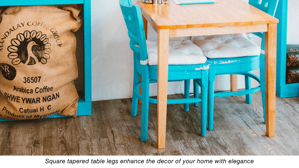 how to make tapered table legs