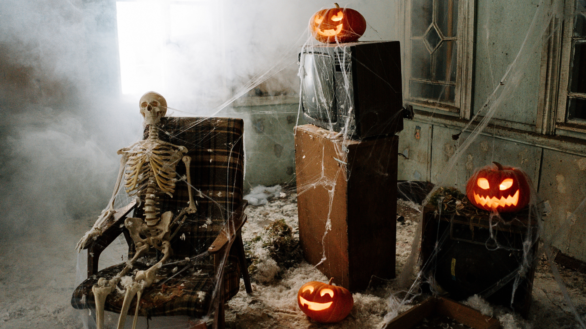 You will learn how to cut, paint, and glue the table leg and the cardboard shapes to create a realistic and spooky skeleton via the video below.