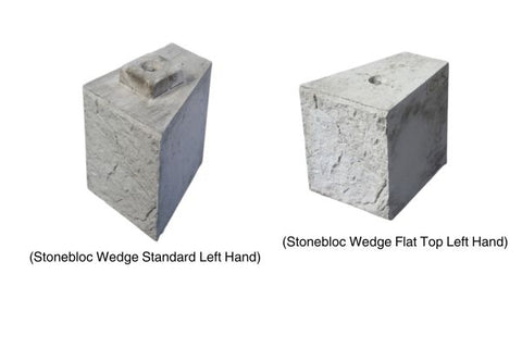 Stonebloc Standard and Flat Top Wedge Blocks